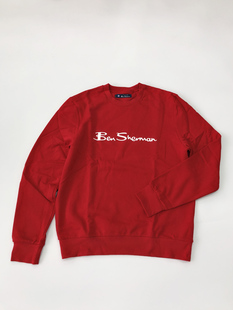 情侣款 数量少休闲男士 拉绒套头针织圆领卫衣 英国单B