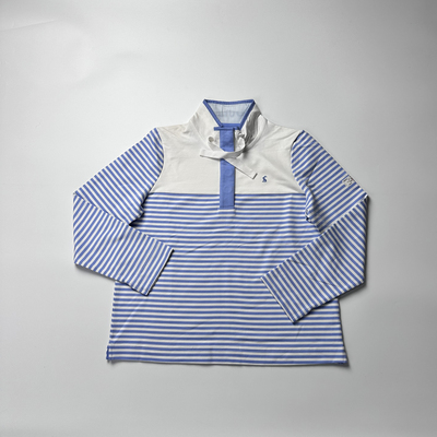 U女士成人纯棉毛圈上衣条纹Polo