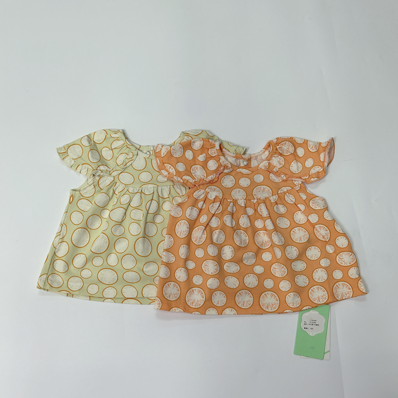 专柜宝宝夏款女童婴童高品质短袖T恤 QB1