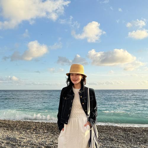 ONIVINTAGE欧尼-拼接短袖连衣裙OH262O2230A