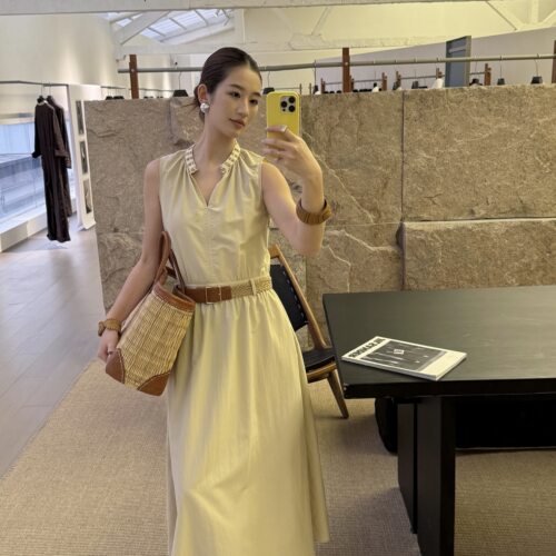 ONIVINTAGE欧尼-法式V领连衣裙OL262O1680