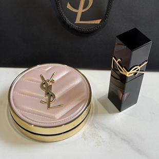 黑管唇釉610粉气垫B10口红黑气垫B20自然服帖提升气色套装送礼