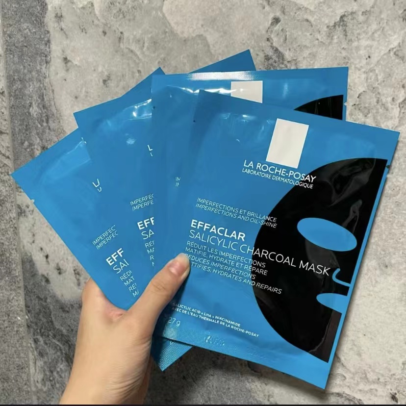 理肤泉水杨酸黑面膜修护补水