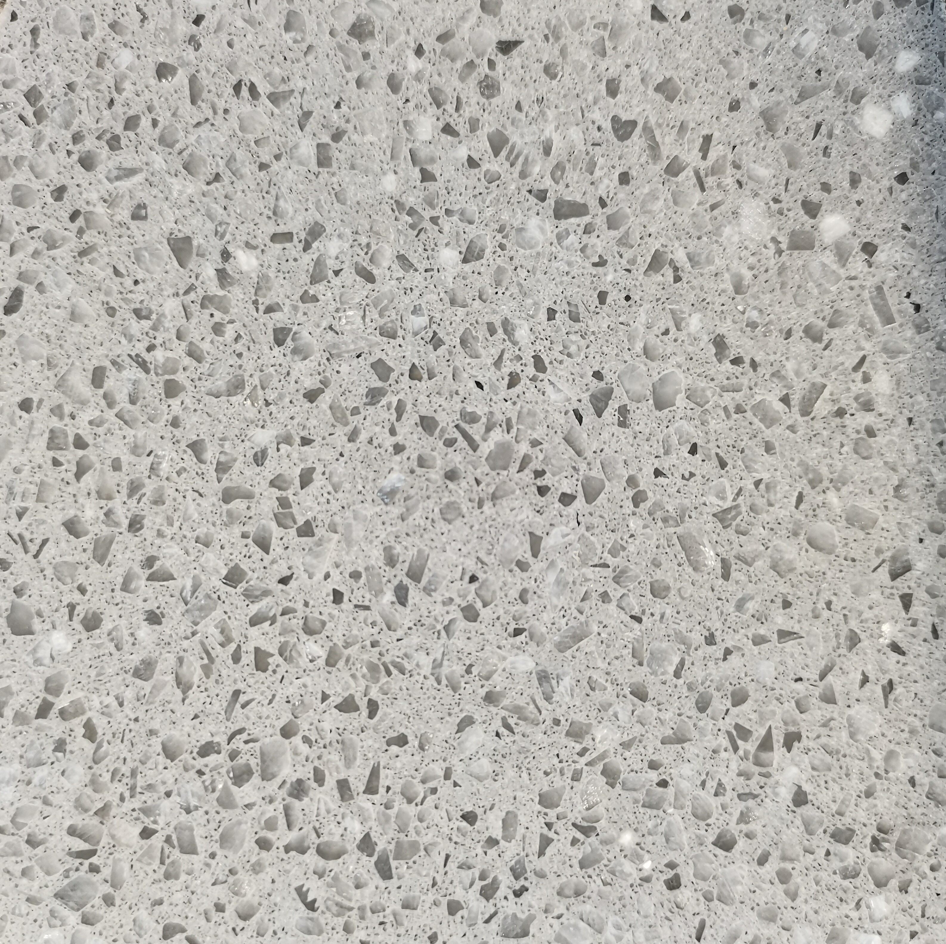 水磨石预制无机水泥基荒料灰色卫生间客厅墙面地面台面宏复hf205