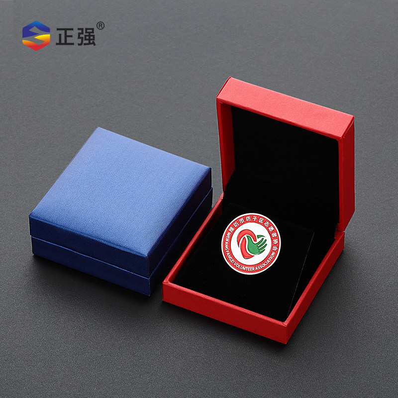 正强徽章 高档礼盒批量定制 多色可选择 可烫LOGO