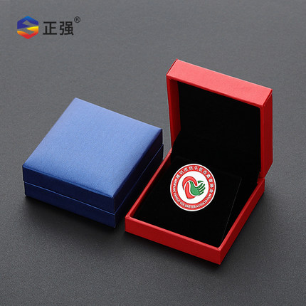 正强徽章 高档礼盒批量定制 多色可选择 可烫LOGO