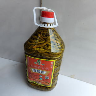 湖南衡东三樟青贡椒农家自种泡椒浸辣椒原产地直供餐饮商用8斤