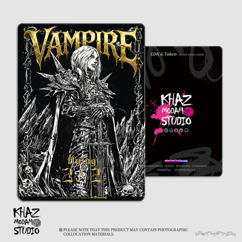 万智牌自制衍生物Vampire(2/2)暗黑素描人形生物卡牌代卡闪卡现货,模玩/动漫/周边/娃圈三坑/桌游,游戏/电竞实物周边,淘宝优惠券,粉丝福利购,淘宝优惠卷
