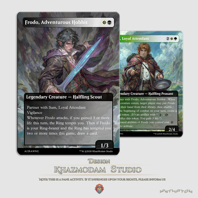万智牌MTG雄心弗罗多(Frodo, Adventurous Hobbit)指挥官卡牌现货