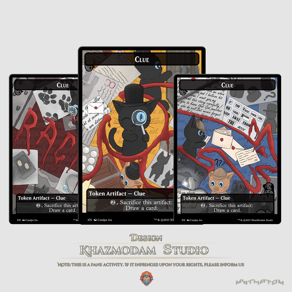 万智牌MTG福尔摩斯线索Token代卡