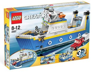 乐高LEGO 4997 创意百变系列超级码头游轮三合一儿童智力拼接玩具