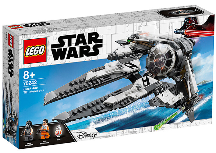 乐高lego 75242星球大战系列黑色王牌钛拦截机玩具积木益智2019款