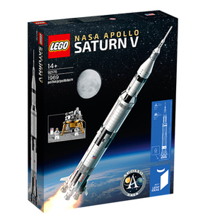 乐高LEGO 92176美国阿波罗土星五号太空火箭拼装积木儿童智力玩具