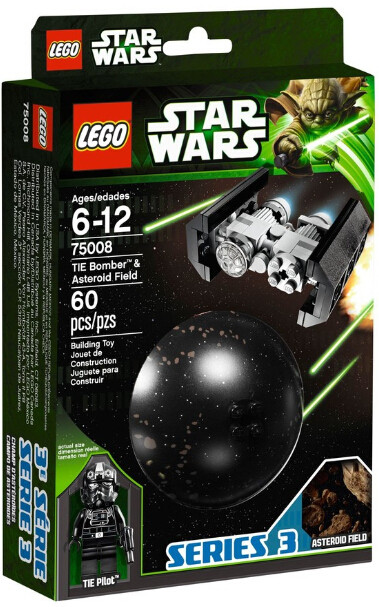 LEGO乐高 星球大战75008铁轰炸机和小行星场2012年绝版玩具拼接