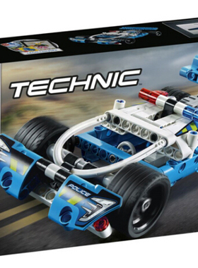 乐高LEGO 机械组TECHNIC系列 42091警察大追击 回力2019款智力玩