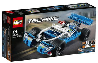 乐高LEGO 机械组TECHNIC系列 42091警察大追击 回力2019款智力玩