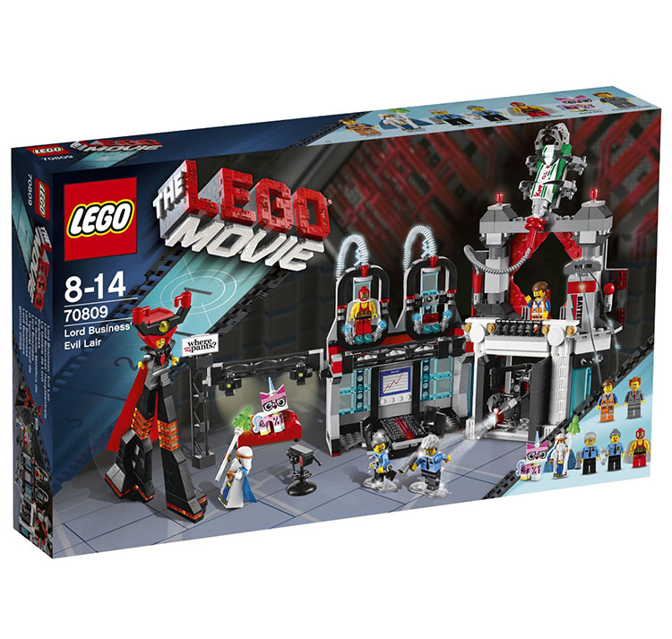 乐高lego 70809 乐高大电影 生意王的邪恶巢穴2014款智力拼接收藏