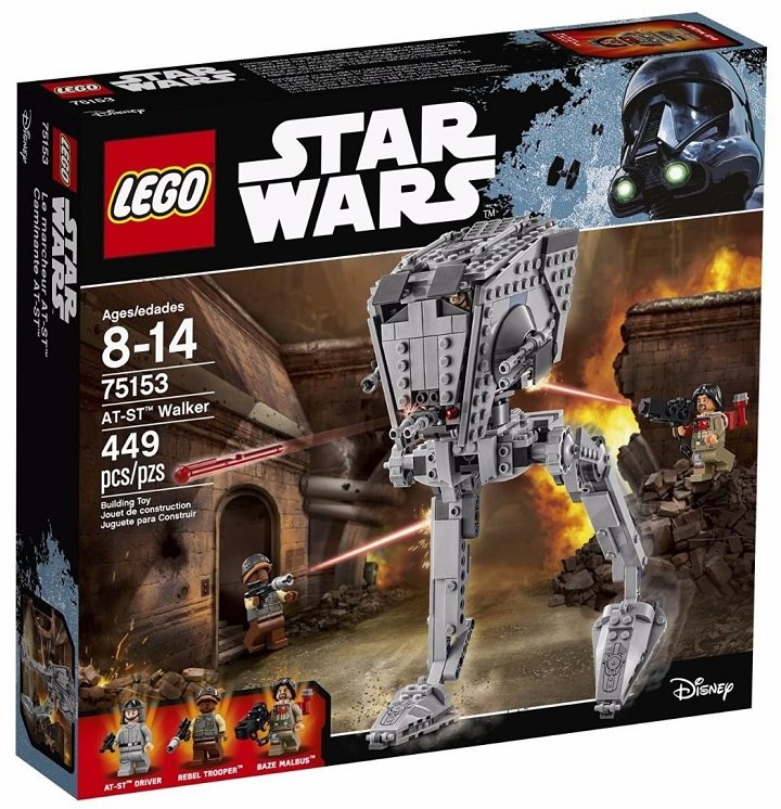 乐高lego 75153星球大战系列 at-st步行者2016款儿童智力玩具