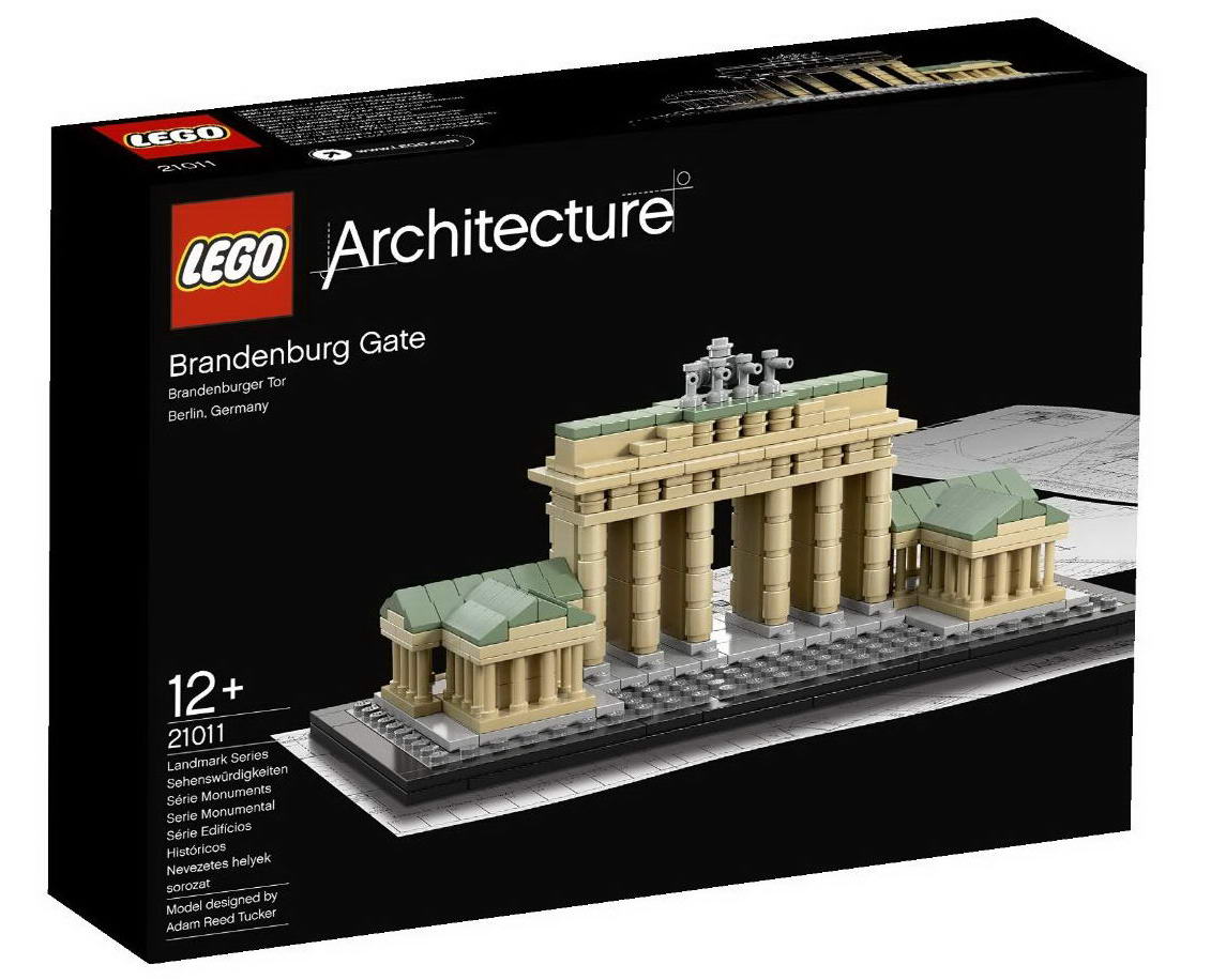 乐高LEGO  经典建筑系列 21011柏林勃兰登堡门儿童智力收藏积木