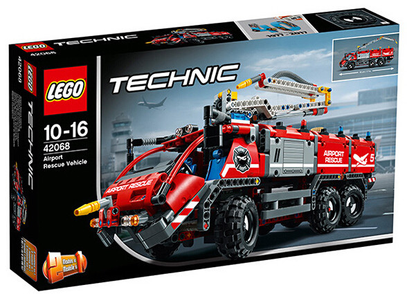 乐高 LEGO 科技系列 积木玩具 机场救援车42068 智力玩具2017款