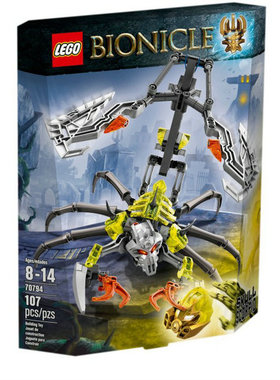 LEGO乐高 70794生化战士系列骷髅蝎子2015款儿童智力拼接玩具