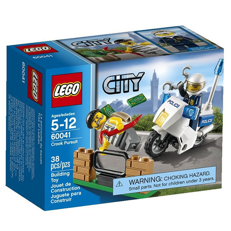 乐高城市系列匪徒拼接积木玩具