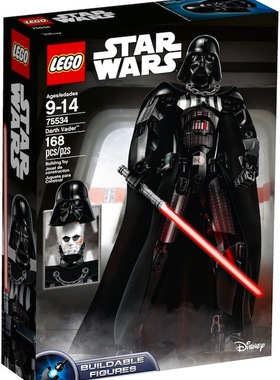乐高LEGO 75534星球大战 达斯维达 黑武士 拼装积木2018款智力