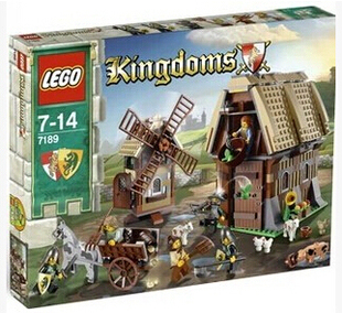 城堡系列7189磨坊村遭遇袭击儿童智力玩具拼接收藏 乐高LEGO