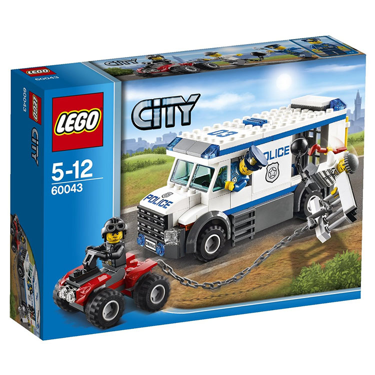 乐高lego 城市系列 囚犯运输车60043儿童智力拼接收藏2014款