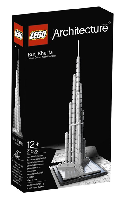 乐高lego 21008迪拜塔哈利法塔建筑系列 儿童智力拼接益智绝版