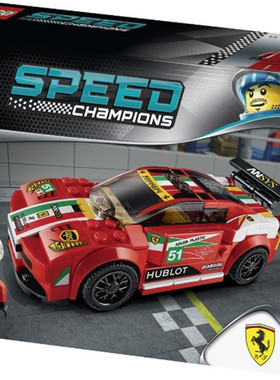 乐高LEGO 超级赛车75908法拉利458 Italia GT2儿童智力2015款拼接
