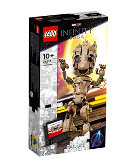 乐高LEGO 积木 76217我是格鲁特小树人银河护卫队超级英雄系列拼装
