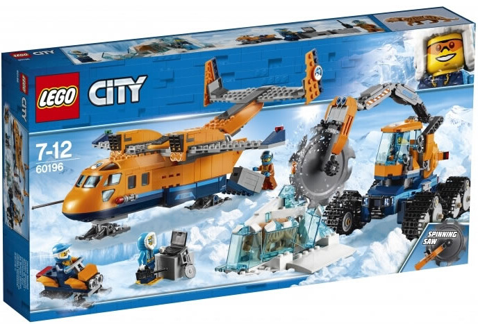 乐高LEGO 城市系列 北极供应飞机 60196 儿童益智玩具2018款智力