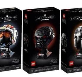 乐高LEGO 75327卢克天行者75328曼达洛人75343头盔拼装积木玩具