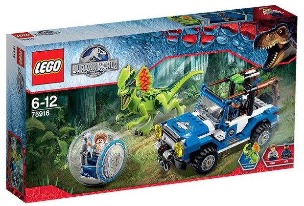 乐高lego 75916侏罗纪世界系列双脊龙伏2015款儿童智力玩具拼接