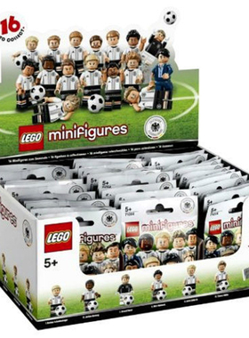 乐高LEGO 71014 人仔抽抽乐 限量版德国足球队2016款儿童智力玩具