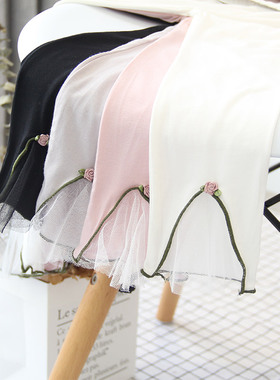 19春annica story艾尼卡莫代尔纯色薄款打底裤女童长裤an86013