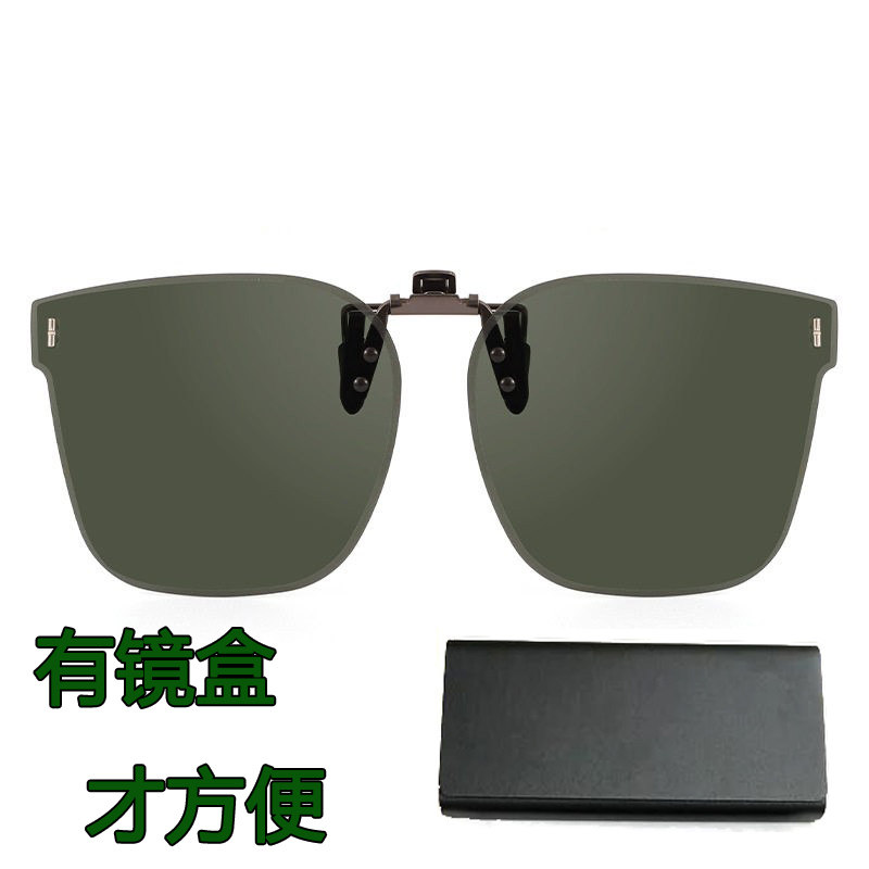墨镜夹片偏光太阳镜片开车钓鱼
