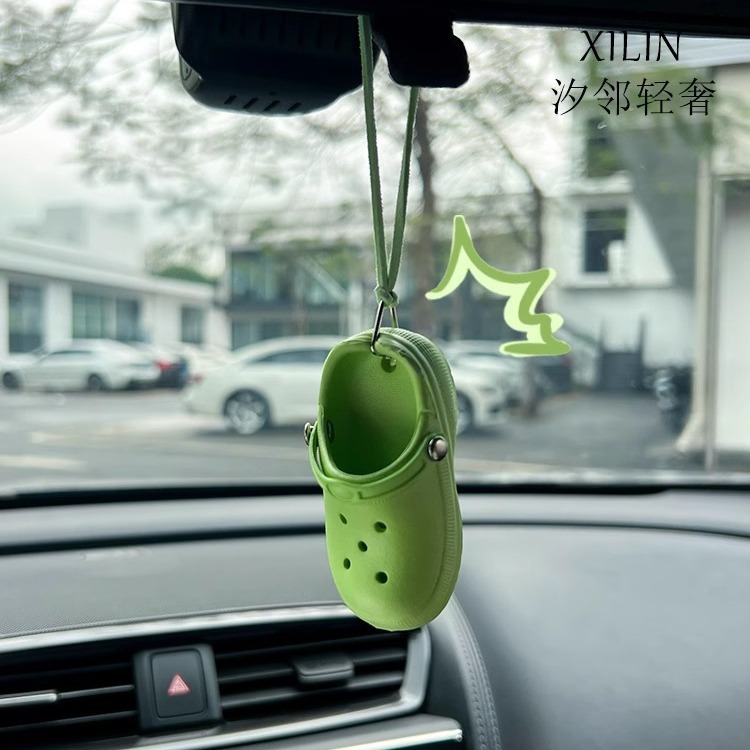 车载持久淡香薰香挂件创意洞洞鞋