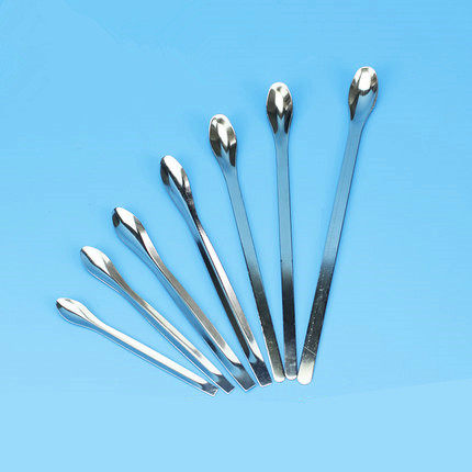 不锈钢药勺12cm/14cm/16cm/18cm/20cm/22cm单头/双头药匙取样勺_虎窝淘