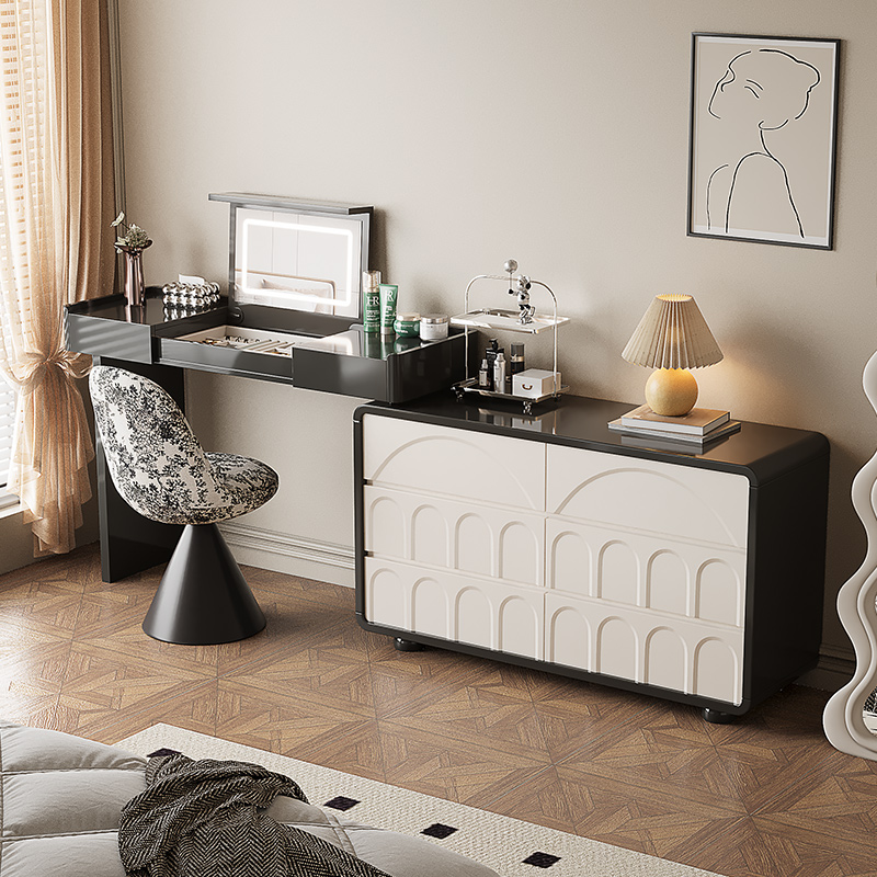 法式复古现代梳妆台斗柜一体