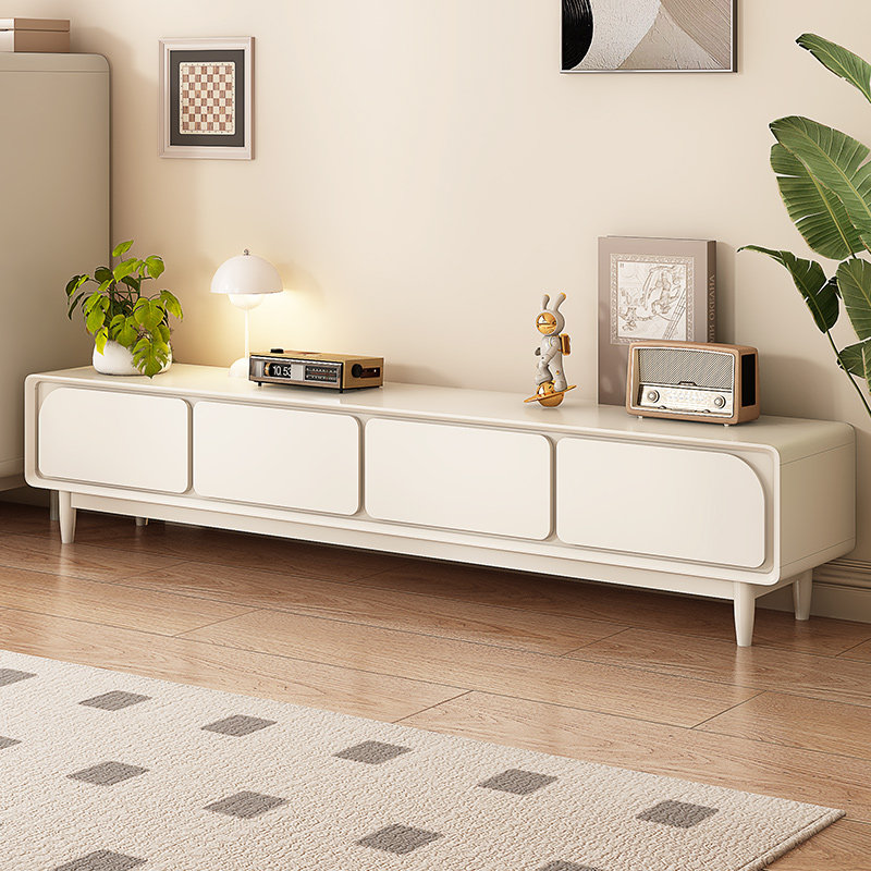 法式电视柜简约现代实木小户型2026新款奶油风茶几电视机柜组合,住宅家具,电视柜,淘宝优惠券,粉丝福利购,淘宝优惠卷