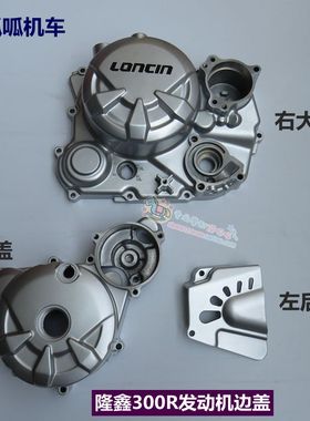 无极LX300-6A/F发动机边盖300R/RR左前盖右大盖CR6左后盖银白色
