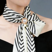 固定大衣收腰扣环蝴蝶结衬衫 腰带固定纽扣多功能打结扣 丝巾扣新款