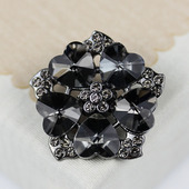 高档貂皮大衣纽扣领口装 饰扣皮草衣服袖 口扣子女羊绒呢子外套钮扣