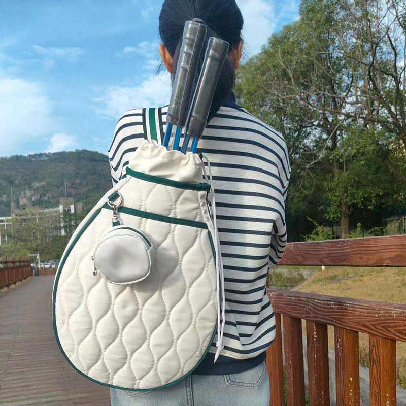 跨境新款轻便运动网球包羽毛球拍包单肩背包大容量男女款防水球袋