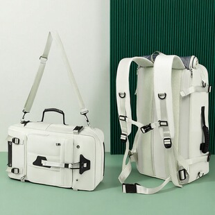 跨境背包男士高级感双肩包大容量斜挎手提旅行登机包户外徒步背包