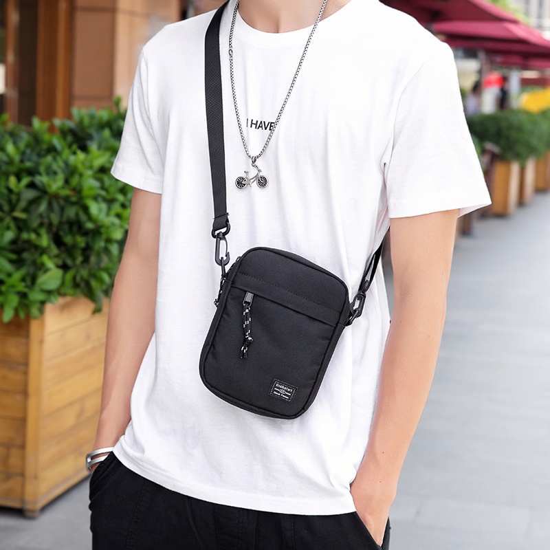 手机证件挎包特小单肩迷你小挂包女潮牌斜跨小背包轻便男生斜挎包