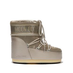 代购 BOOT女士雪地靴保暖防滑轻便透气圆头系带金属眼孔 MOON