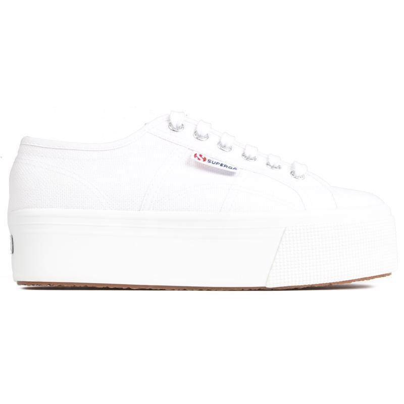 Superga休伯家女式白色高地帆布鞋休闲运动鞋板鞋小白鞋时尚新款